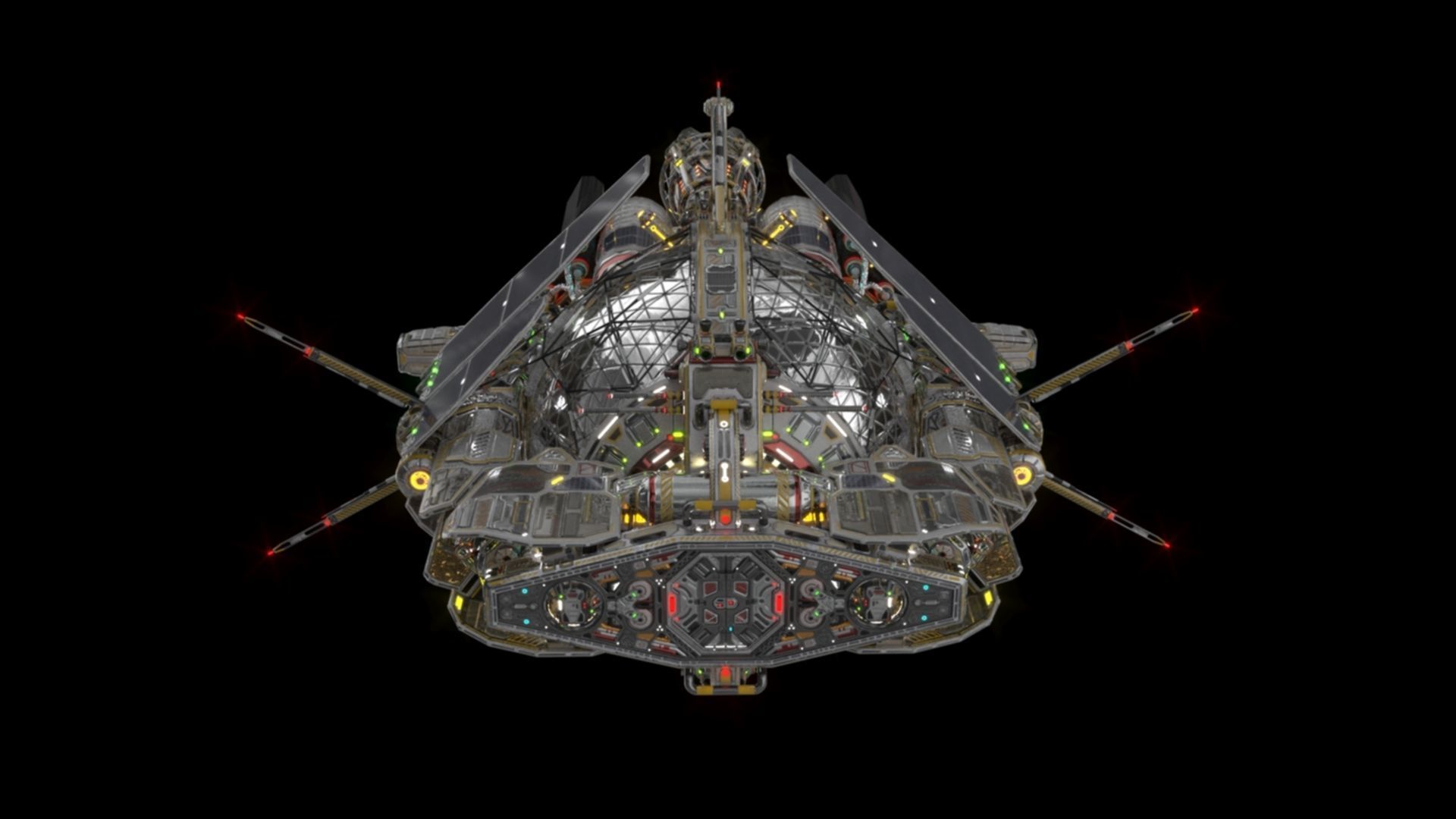 Civilian DROMEDARY Fission Drive Section 3D model_22