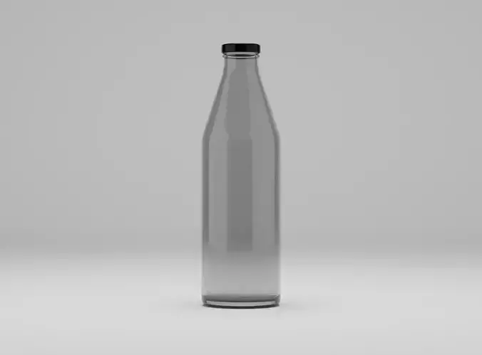 Milk Bottle 3D model