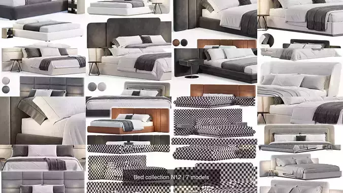 Bed collection N12 