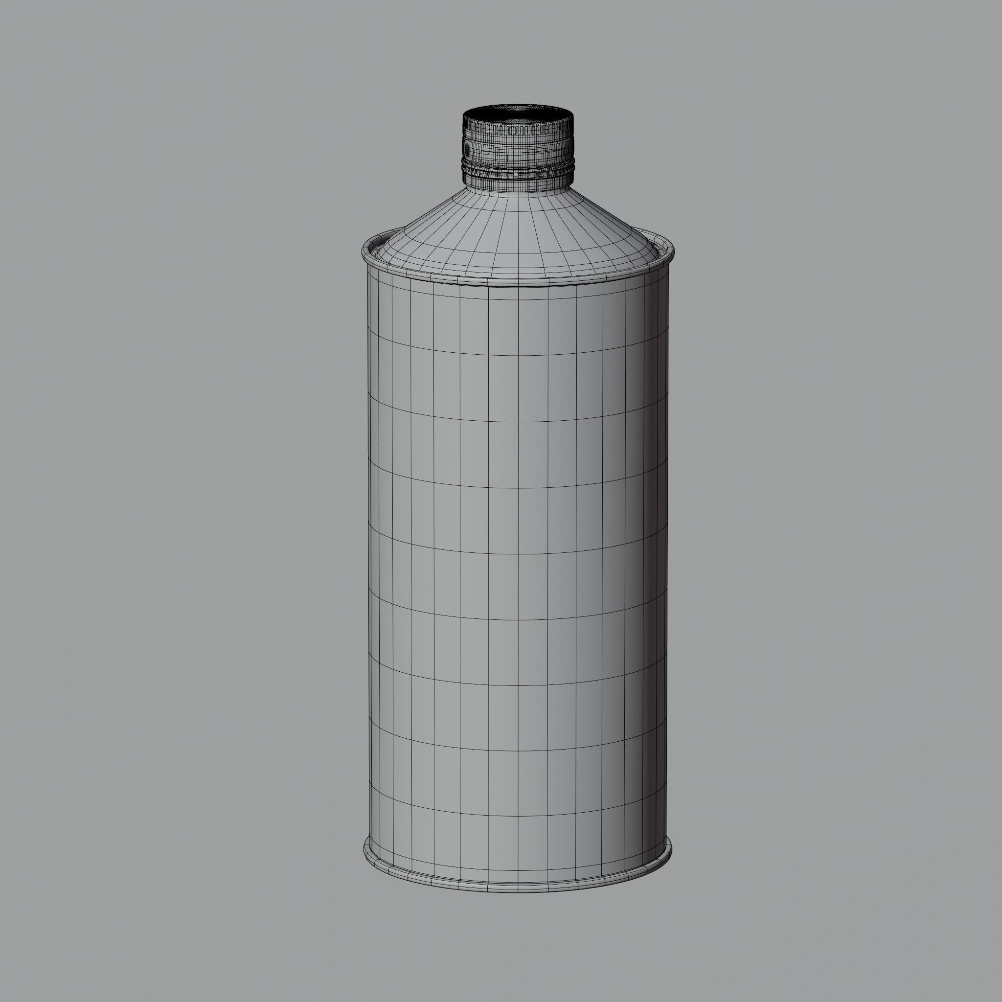 Motor Oil Can 3D model_4