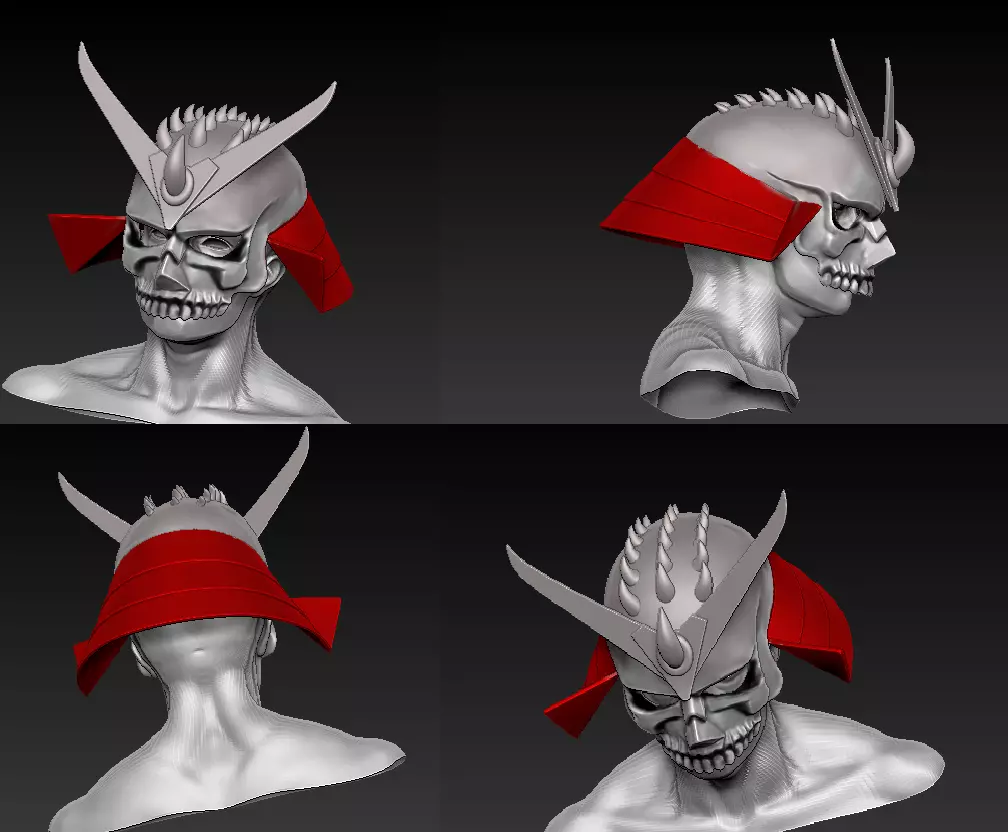 Lord Shaokhan helmet Mk2 3D print model