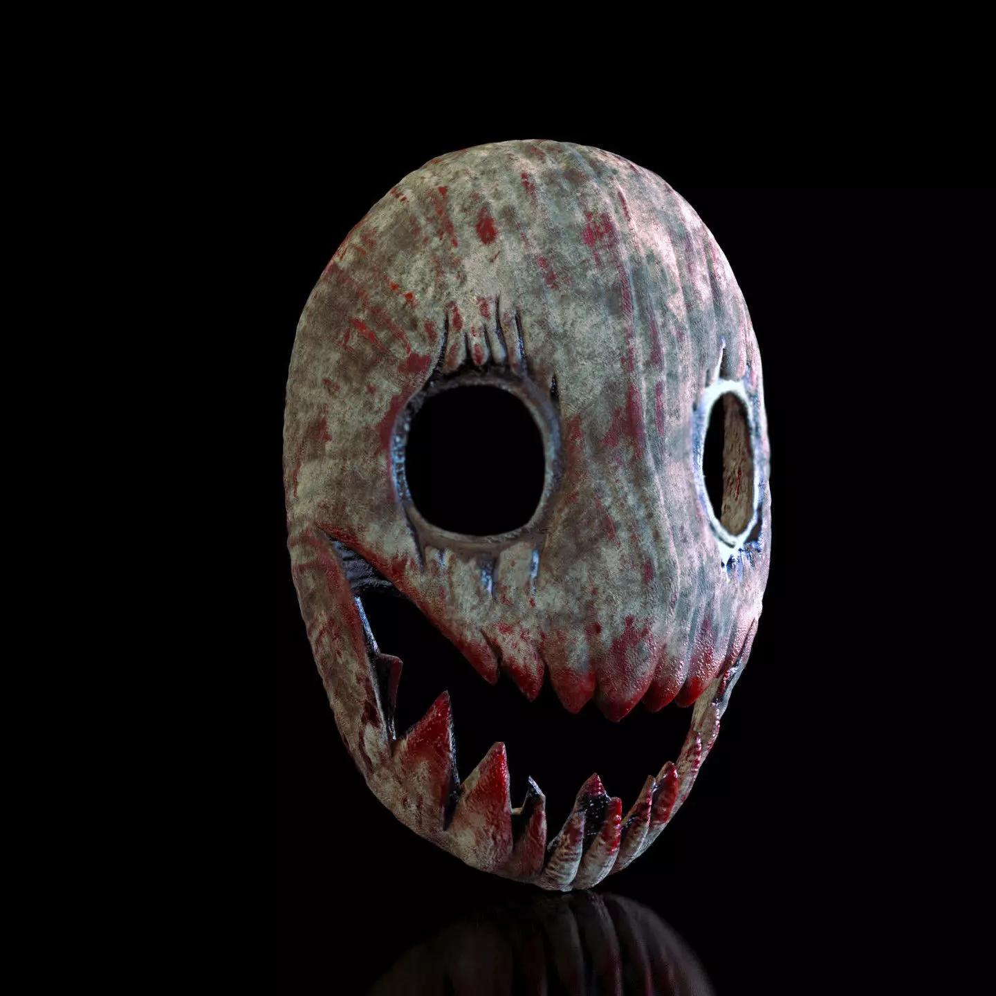 Smile mask horror  3D print model_0