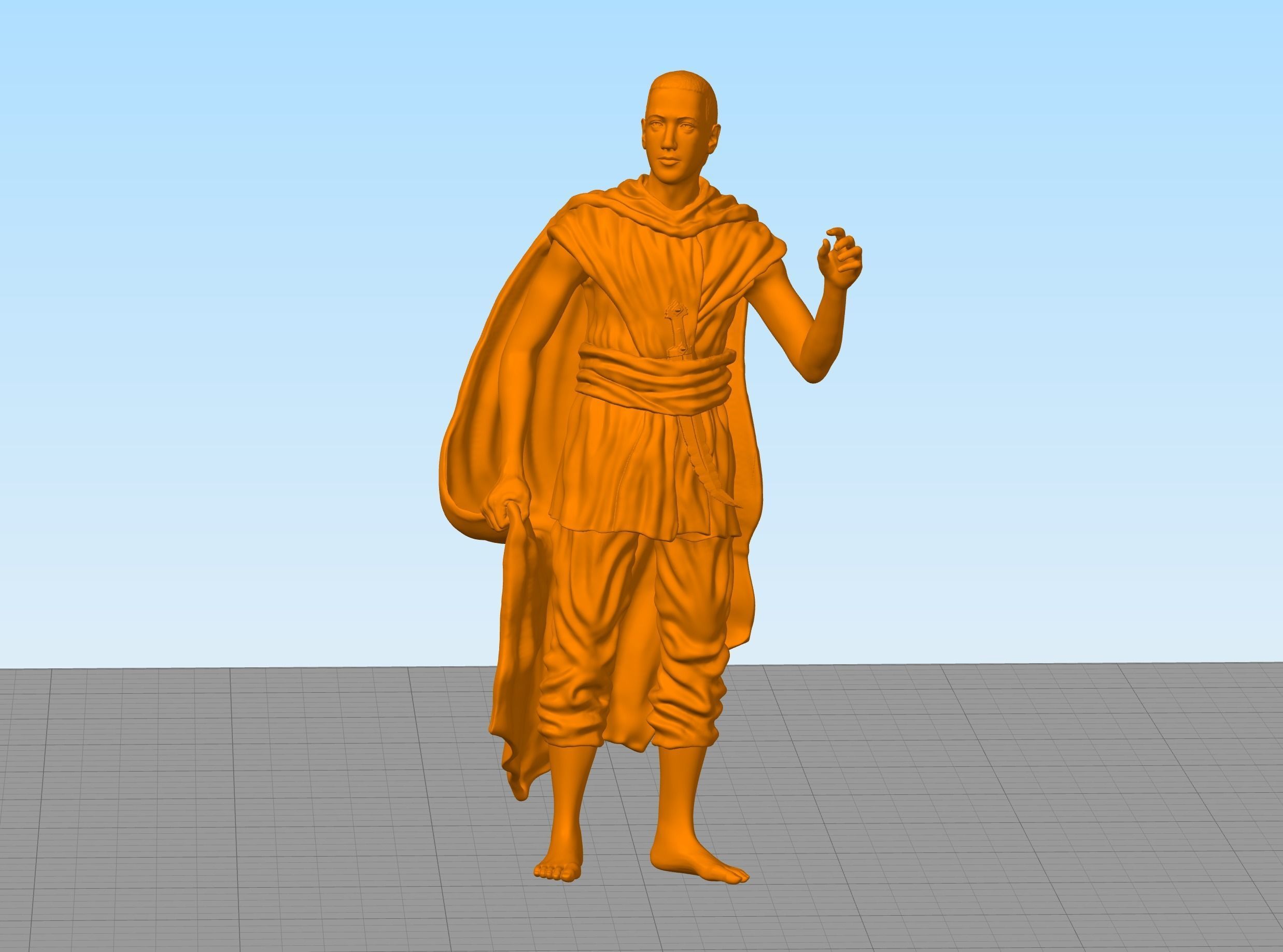 Russian writer poet Nikolai Gumilev and Camel 3D model 3D printable ...