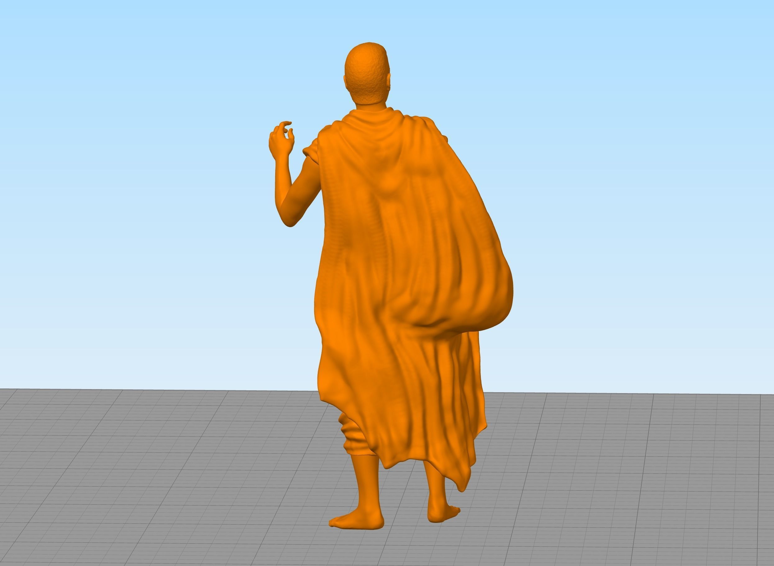 Russian writer poet Nikolai Gumilev and Camel 3D print model_6