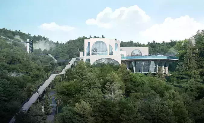 3D building scene resources