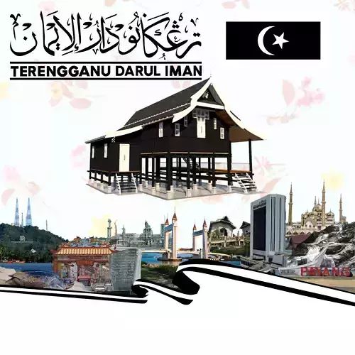 RUMAH TRADISIONAL MELAYU TERENGGANU DARUL IMAN