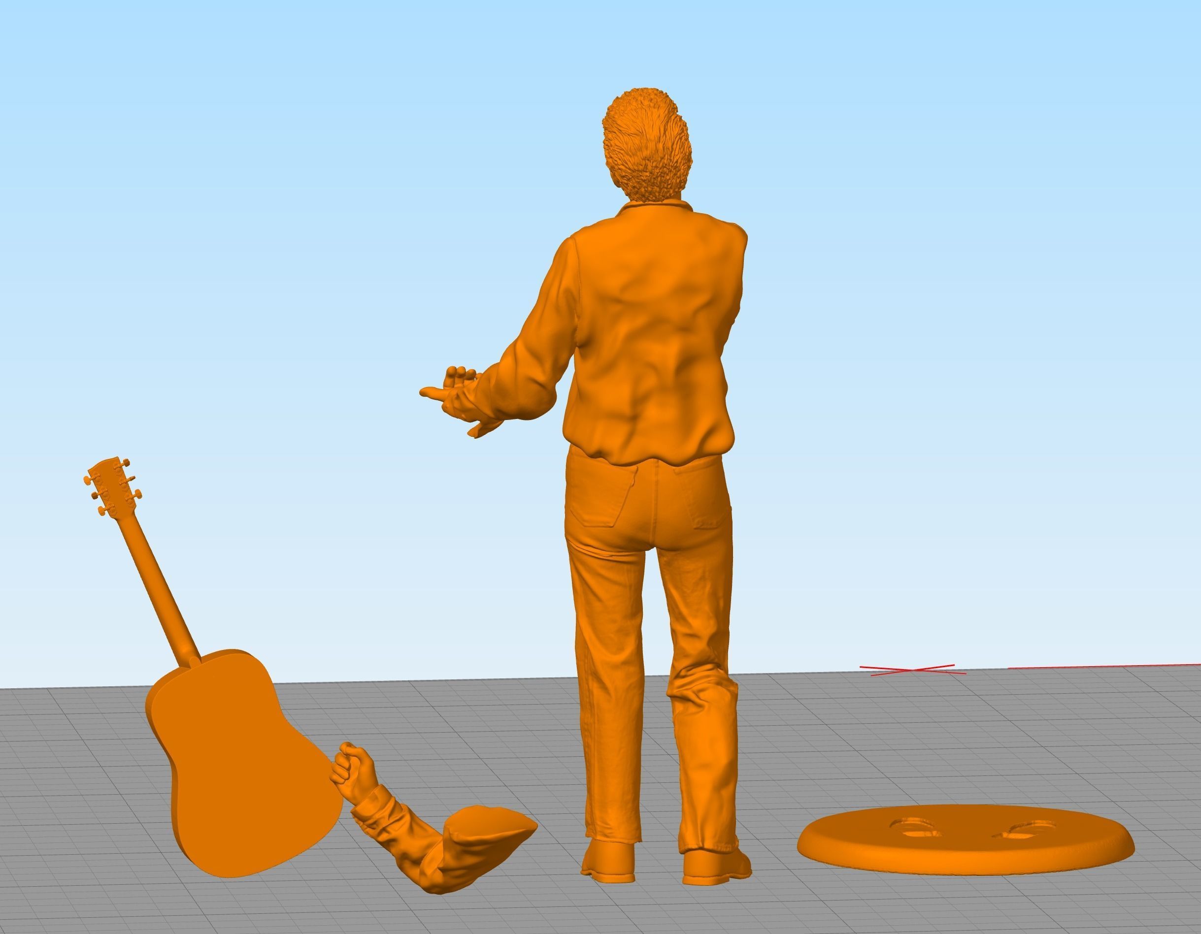 English American poet Dylan Thomas 3D print model_7