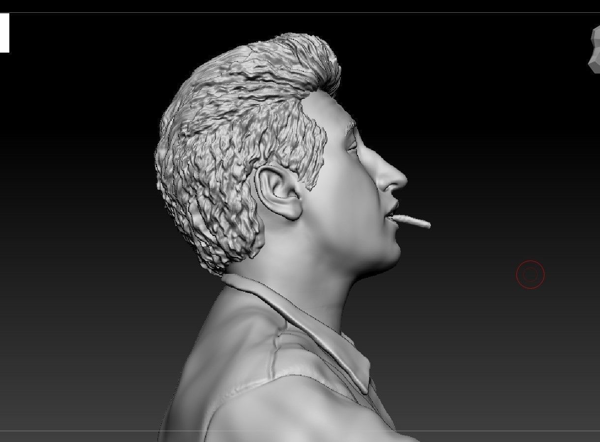 English American poet Dylan Thomas 3D print model_5
