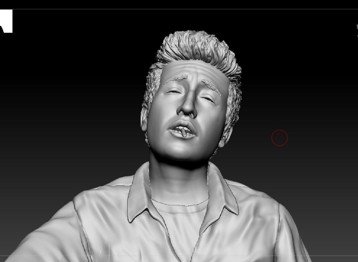 English American poet Dylan Thomas 3D print model_3
