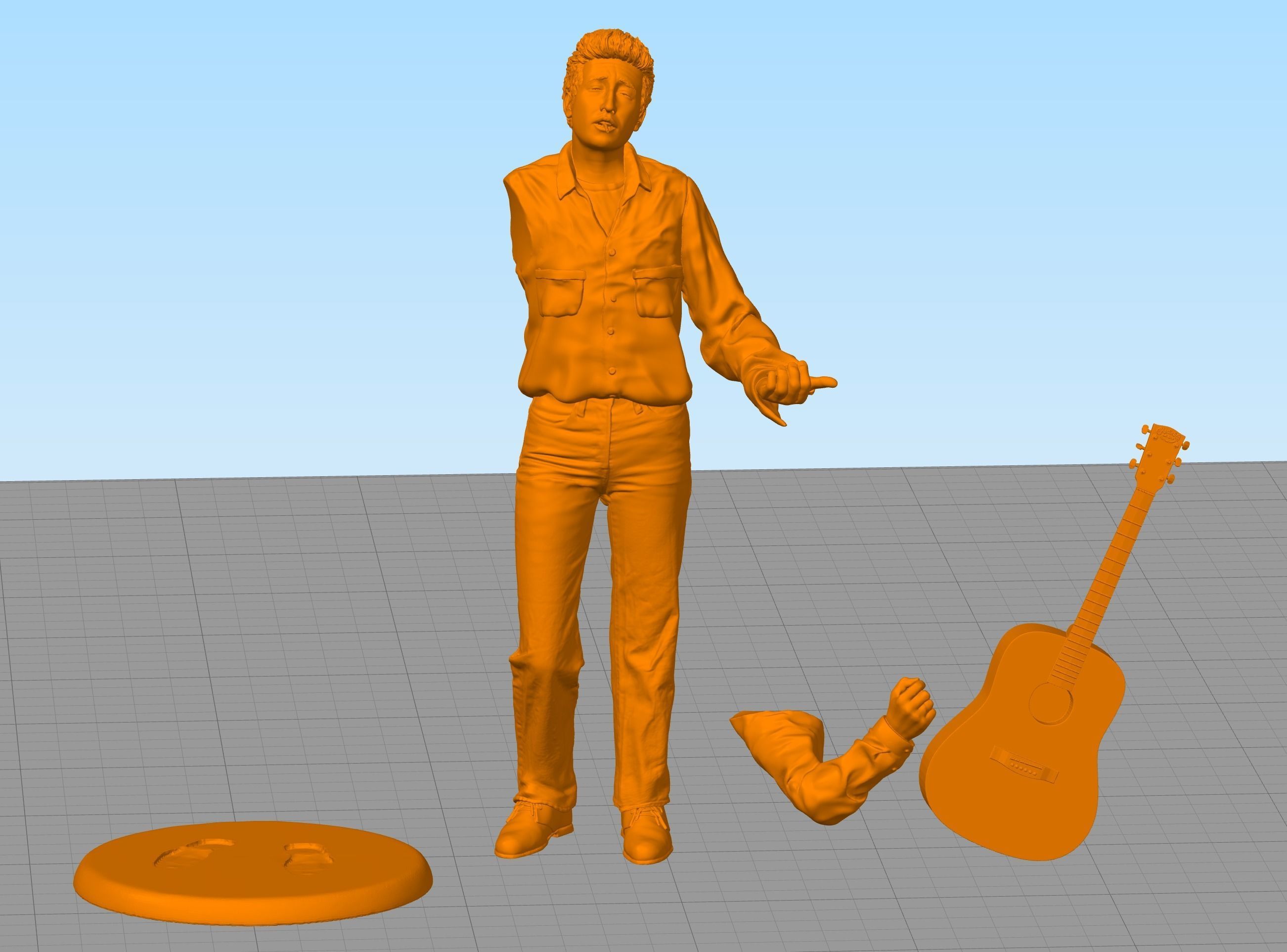 English American poet Dylan Thomas 3D print model_6