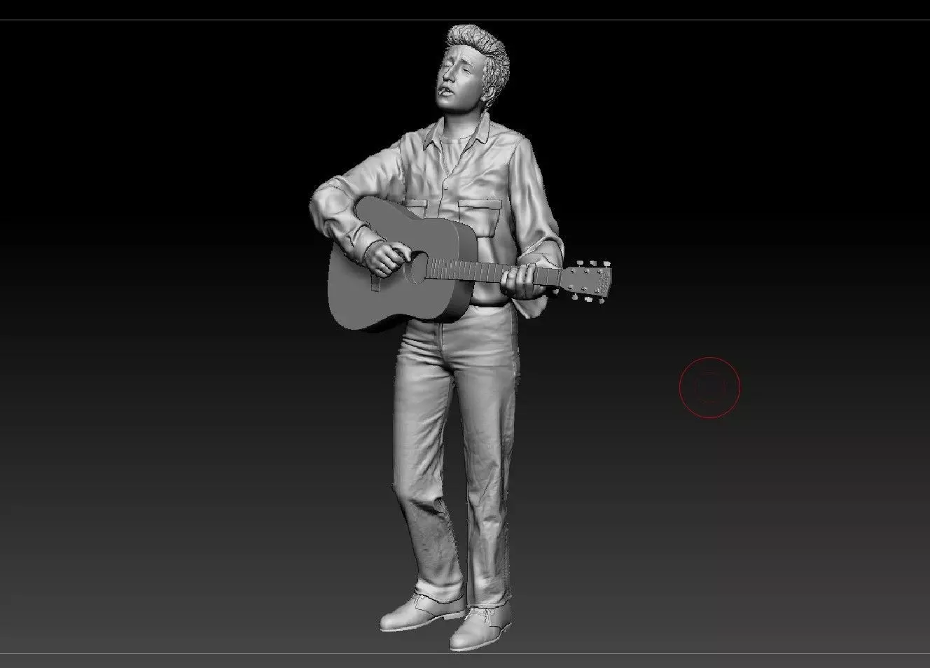 English American poet Dylan Thomas 3D print model_0