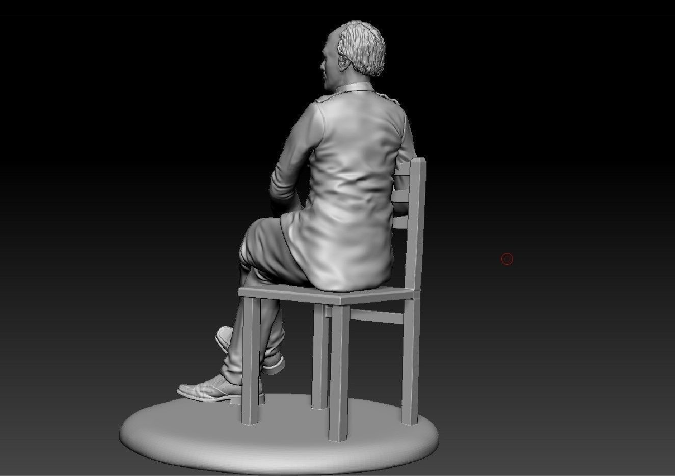 Russian writer poet Fyodor Dostoevsky 3D print model_2