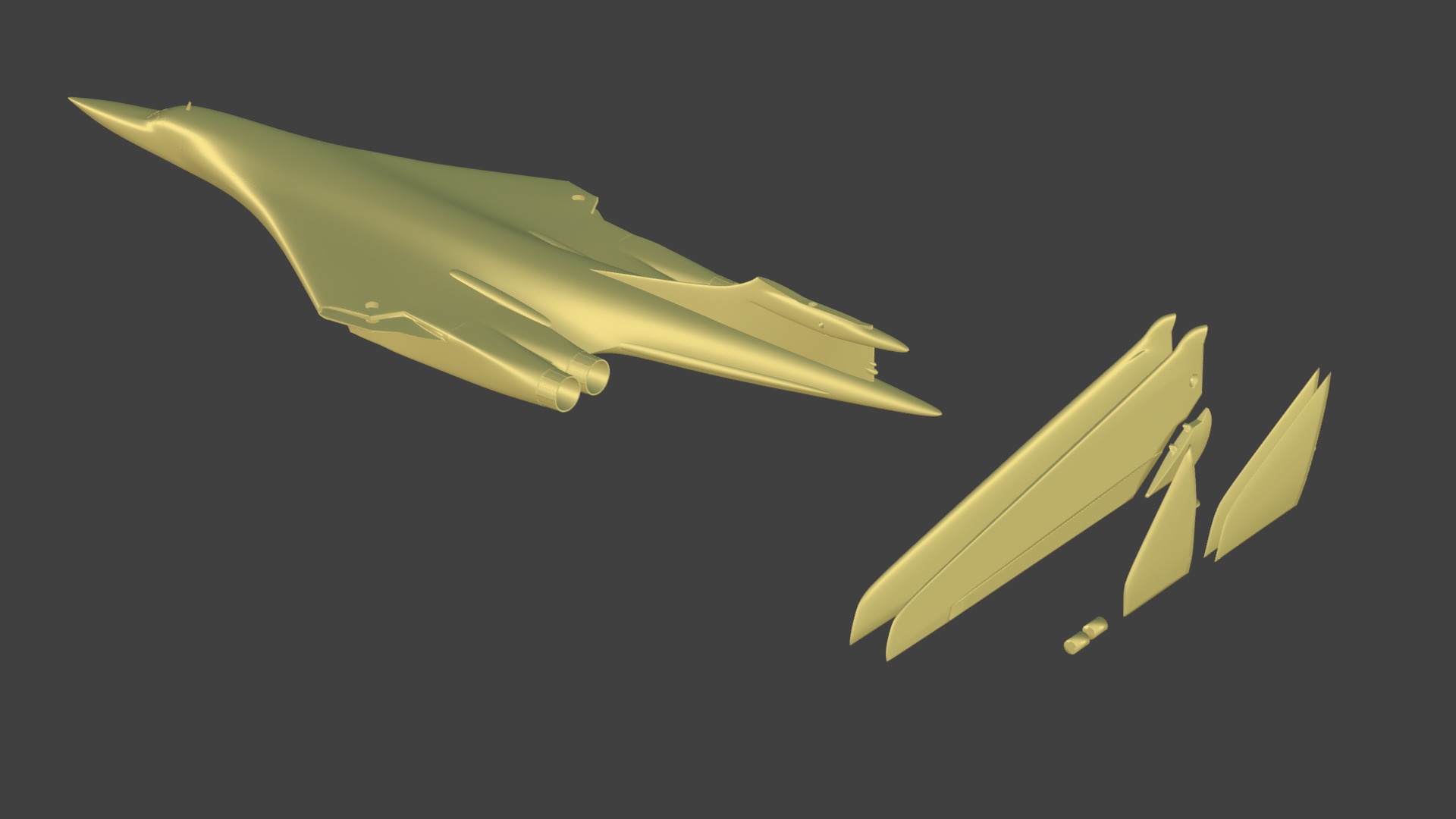tu-160 3D print model_9