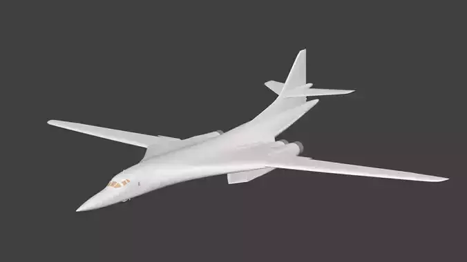 tu-160 3D print model