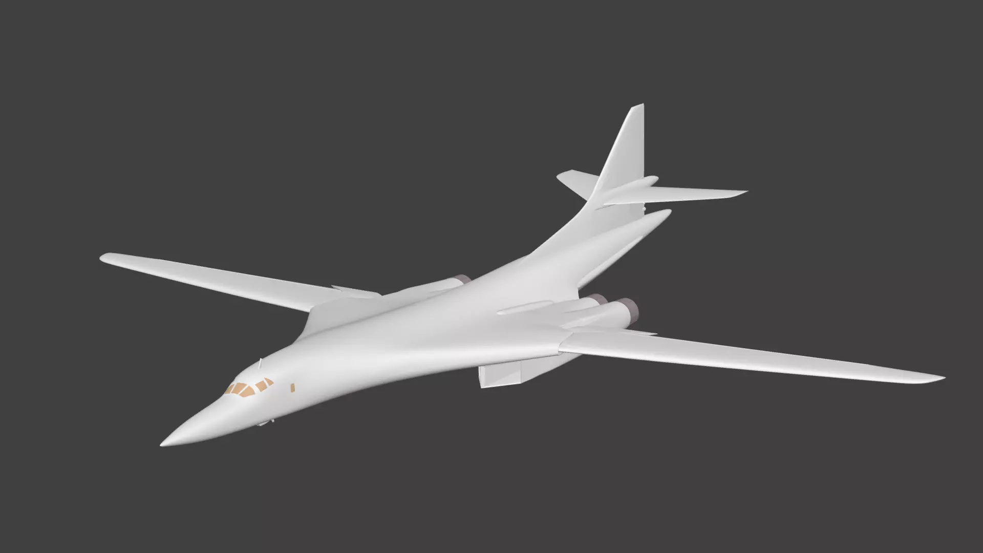 tu-160 3D print model_0