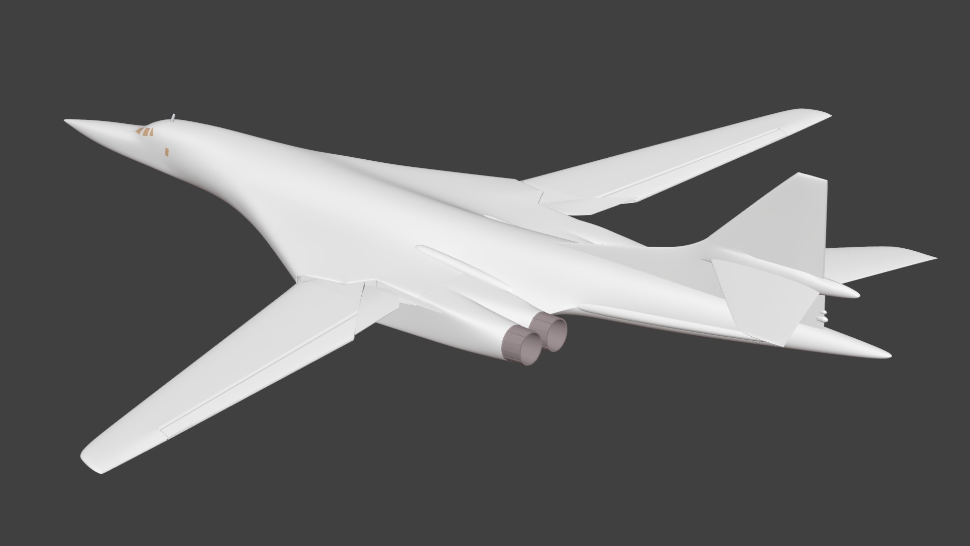 tu-160 3D print model_2