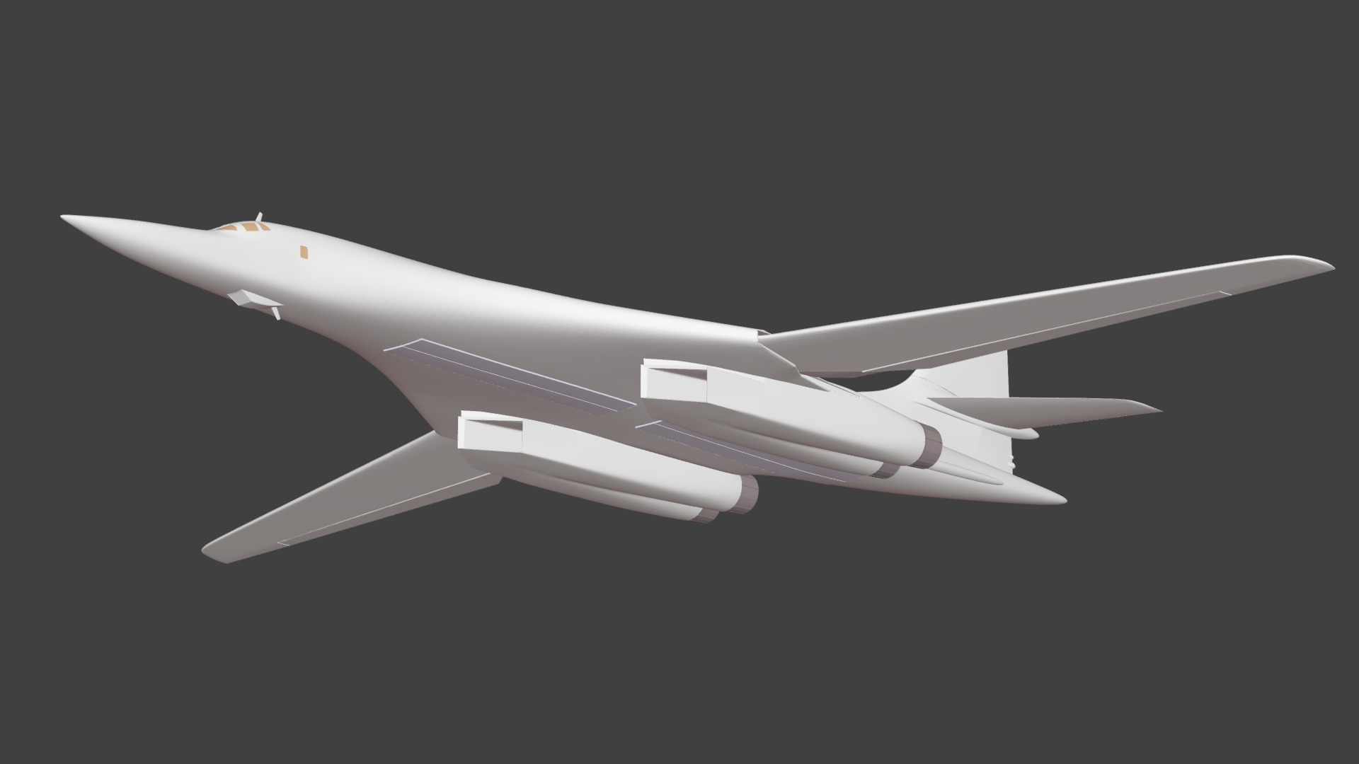 tu-160 3D print model_4