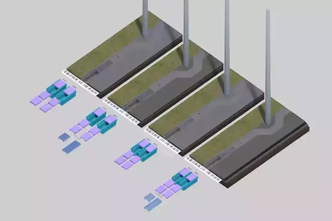 Gutter fall lid type U type