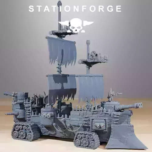 Gobs Pearl Battle Ship 3D print model