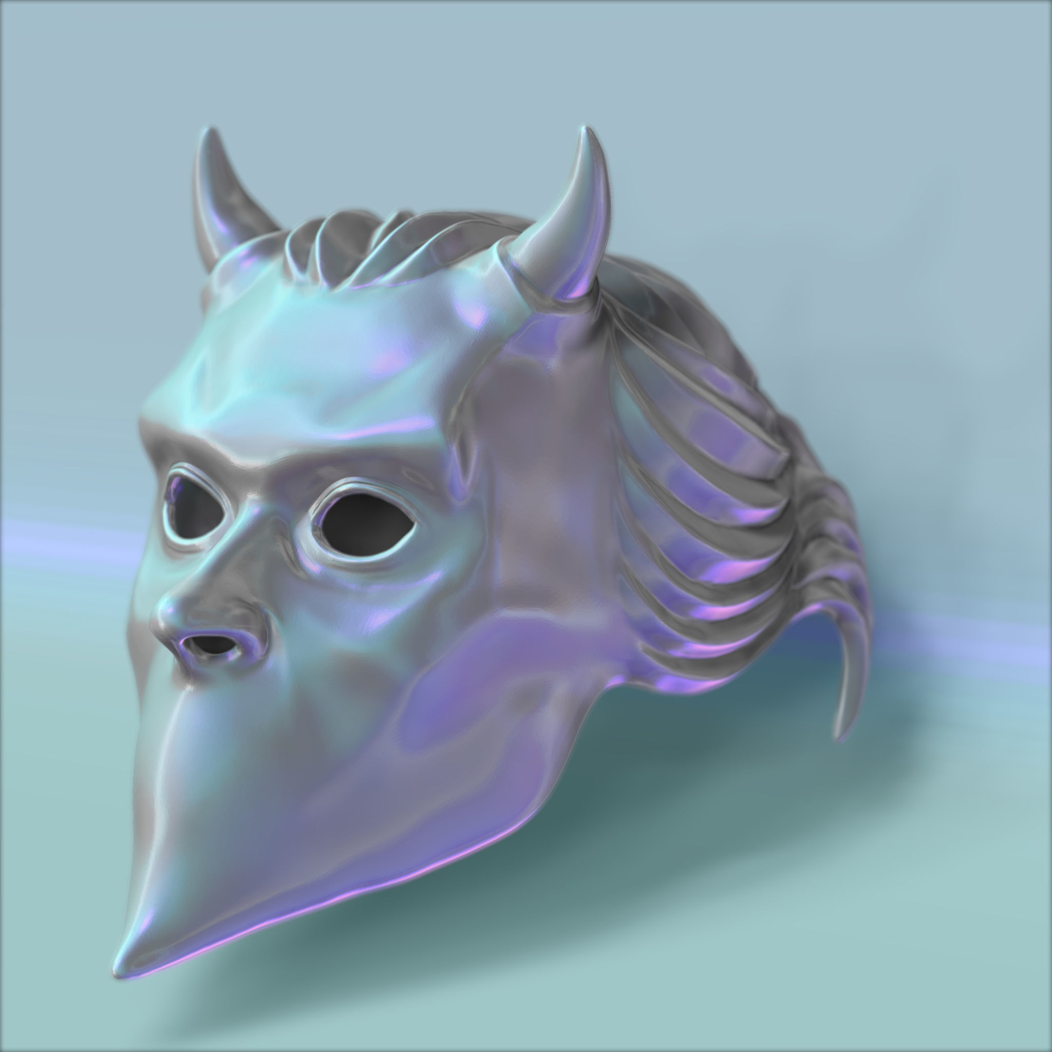 Collection of masks from the band GHOST BC 3D print model_22