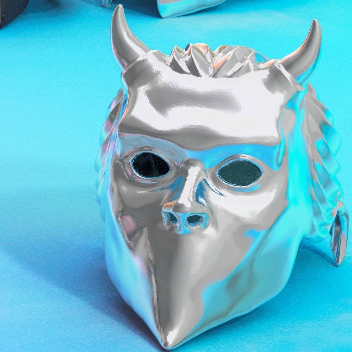 Collection of masks from the band GHOST BC 3D print model_6