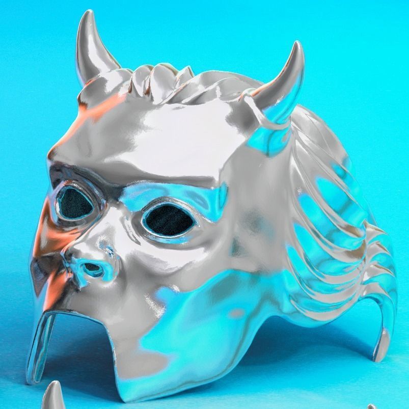 Collection of masks from the band GHOST BC 3D print model_5
