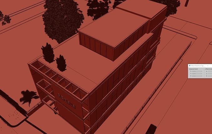 Office Building Cloudy and Sunny Full Scenes 3D model 4