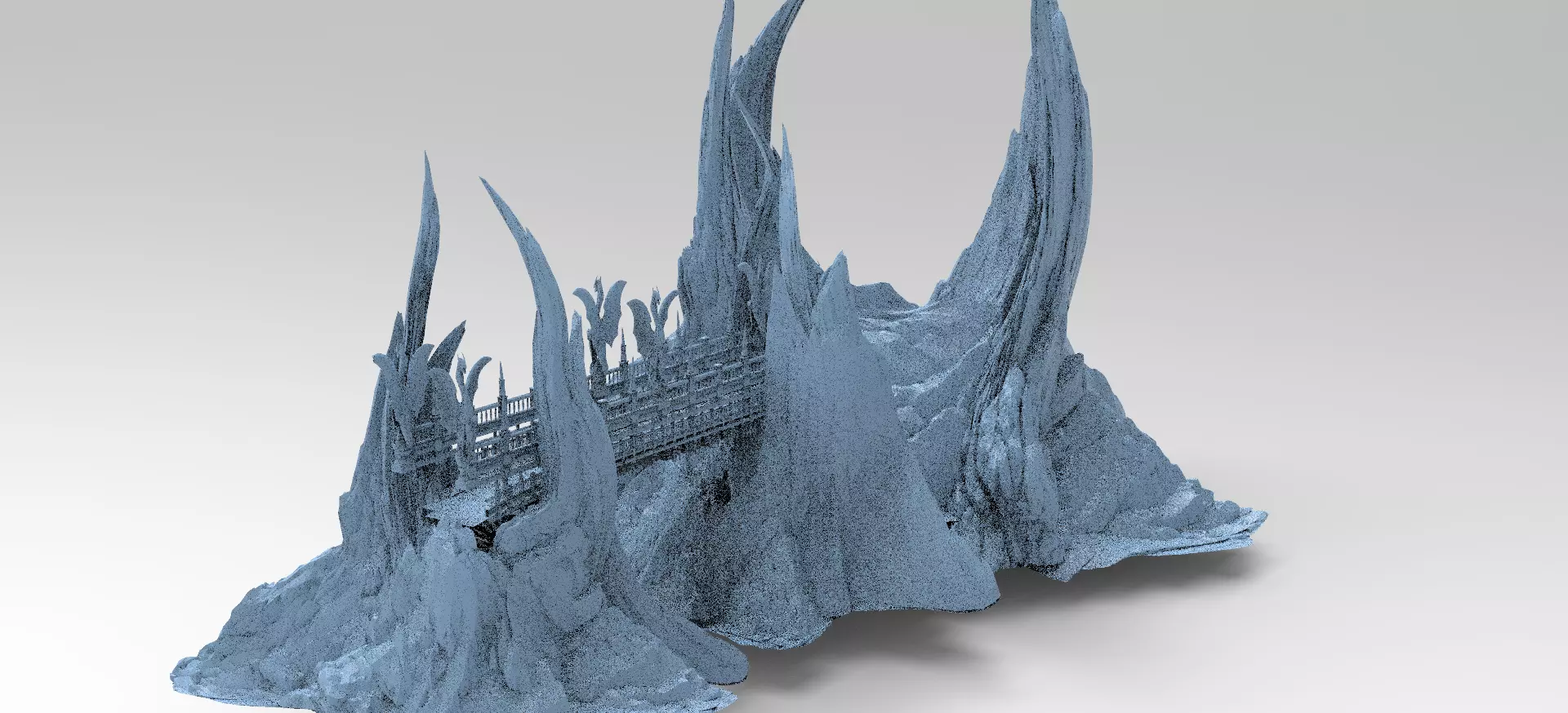 Asgardian serpent Mountain 2 3D model_0