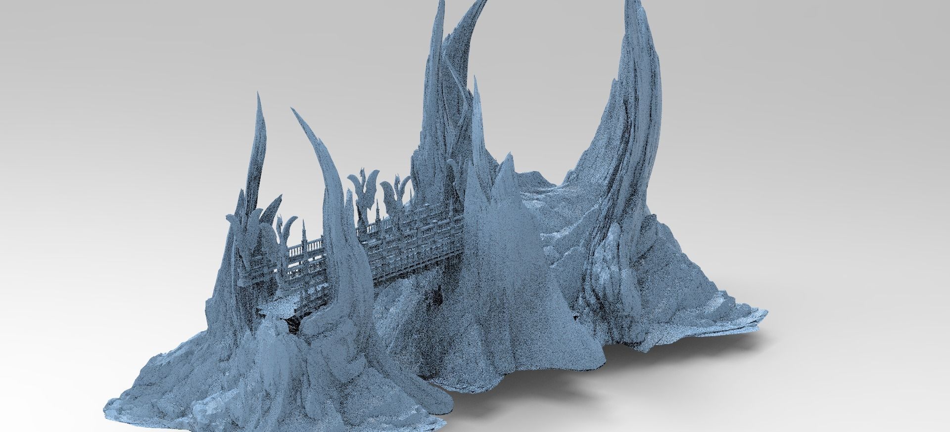 Asgardian serpent Mountain 2 3D model_1