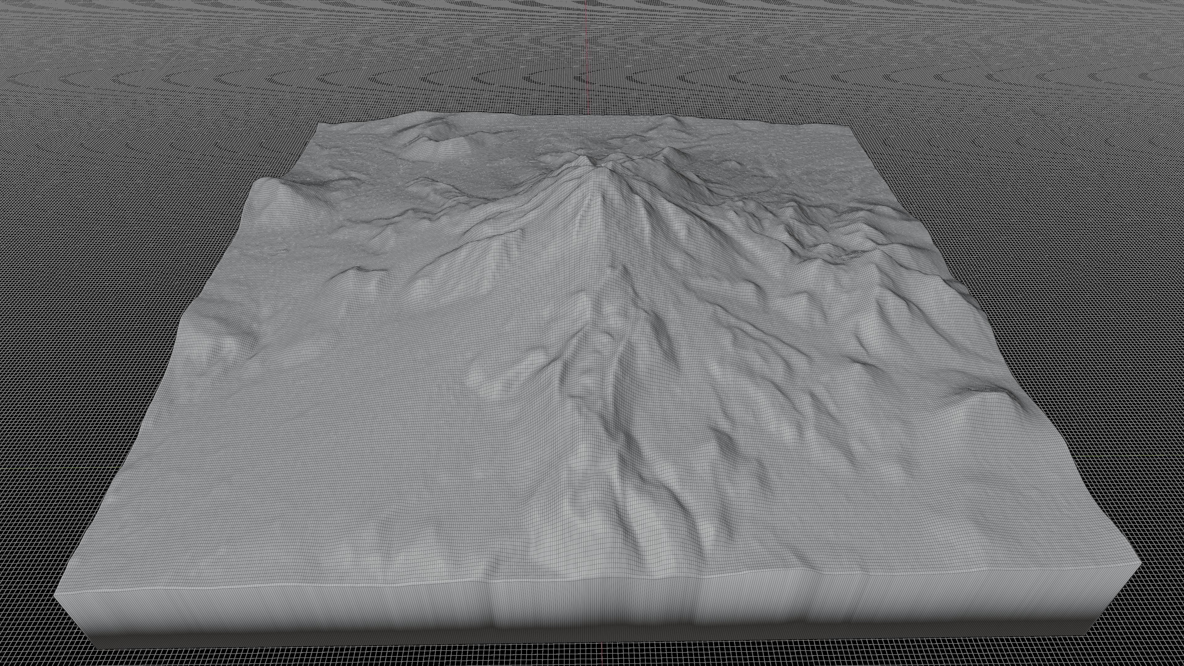 llullaillaco volcano 3d model terrain 3D model_6