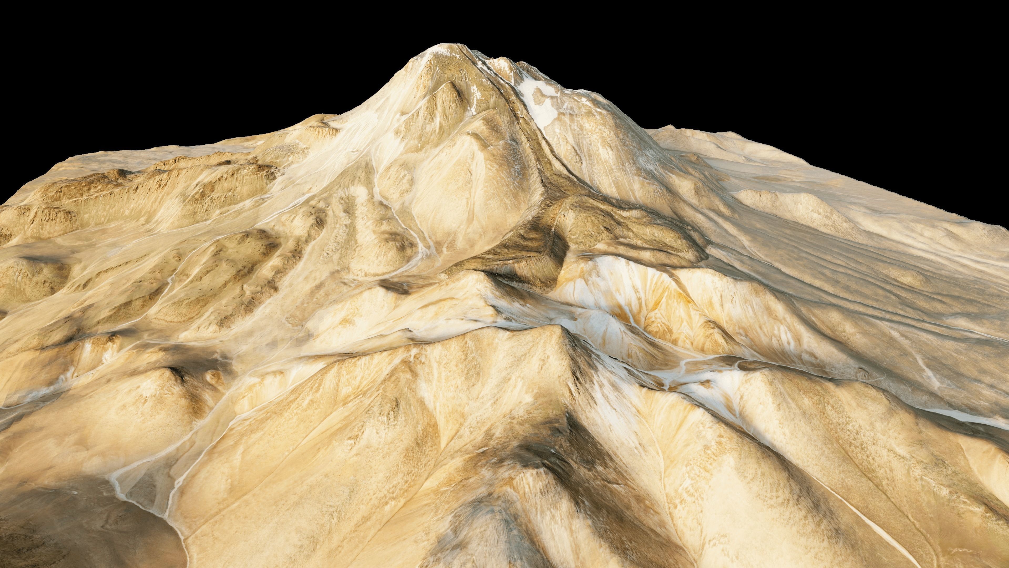 llullaillaco volcano 3d model terrain 3D model_11