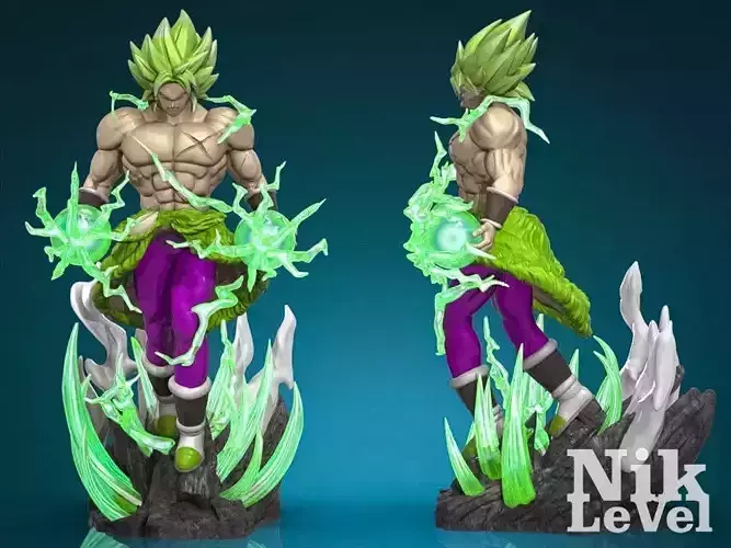 Broly Dragon Ball 3D Printable 2 3D print model