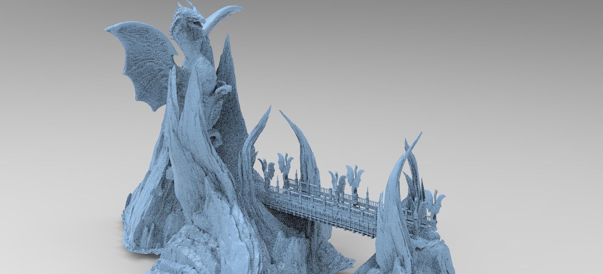 Asgardian serpent Mountain 3  3D model_1