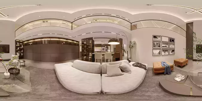 Villa interior space