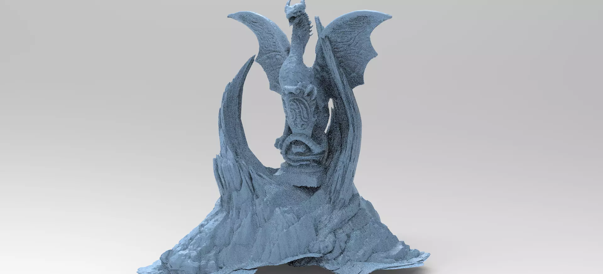 Dragon scythe mountain  3D model_0