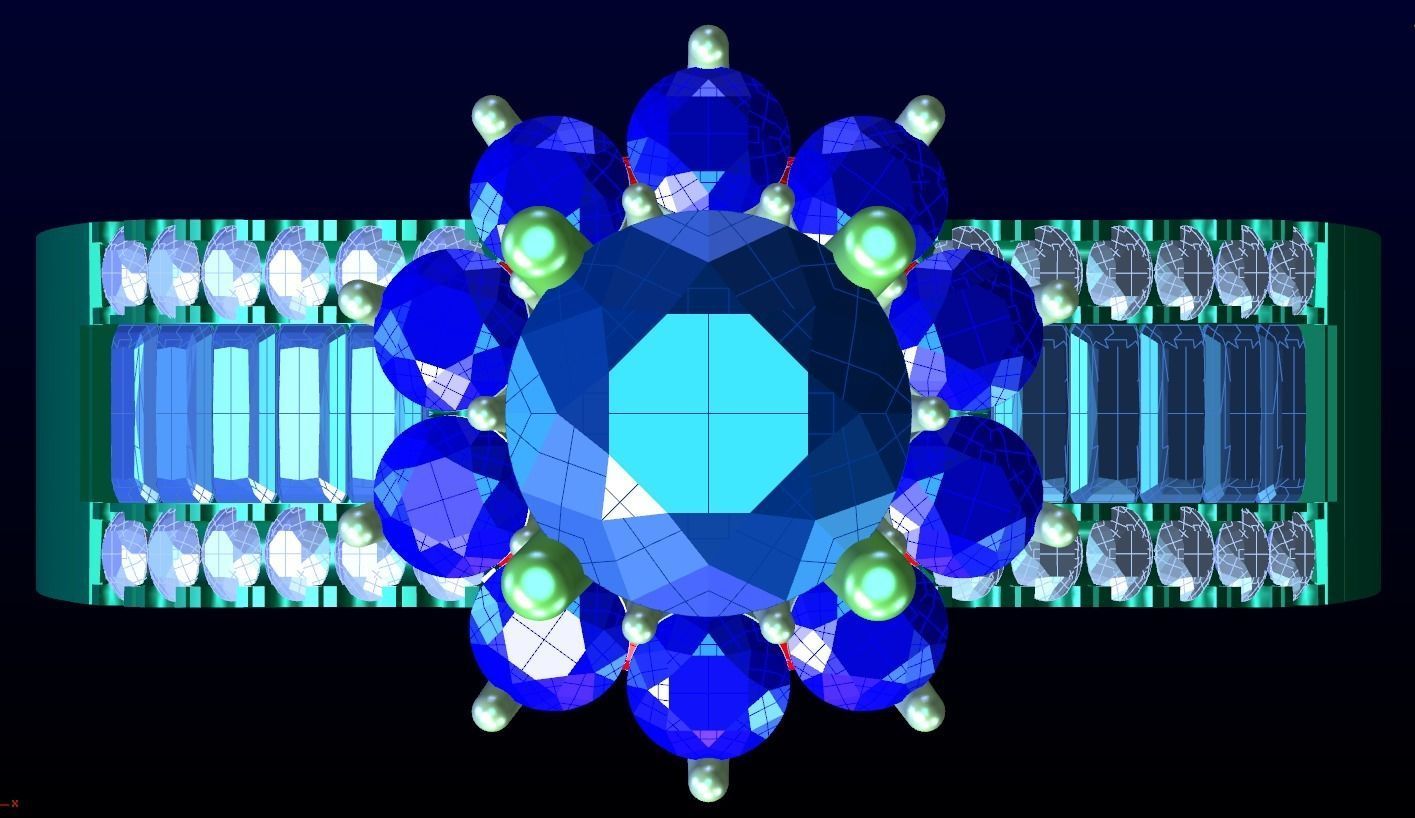 Engagement Ring 25 3D print model_7