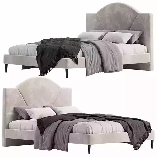 Upholstered Bed by Homary