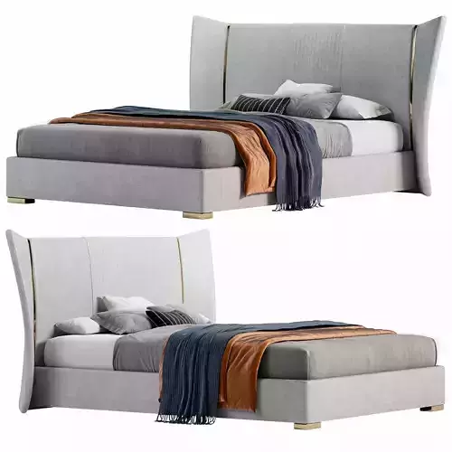 Leather Upholstered Bed By Homary