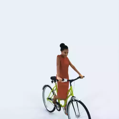May 28G bicycle bike African American Elegant Black Woman