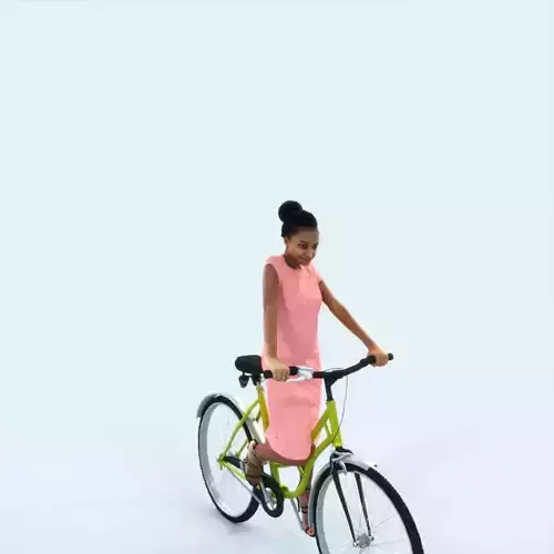 May 28E bicycle bike African American Elegant Black Woman