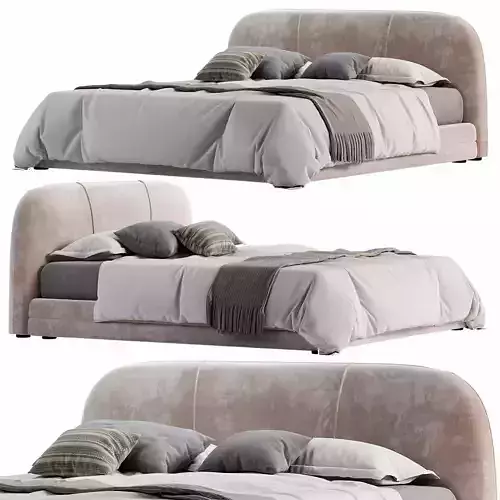 King Upholstered Platform Bed By Mohary