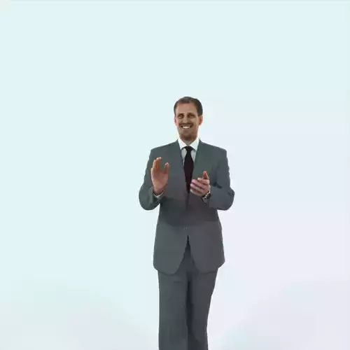 Mistery 07C Clapping Elegant Man