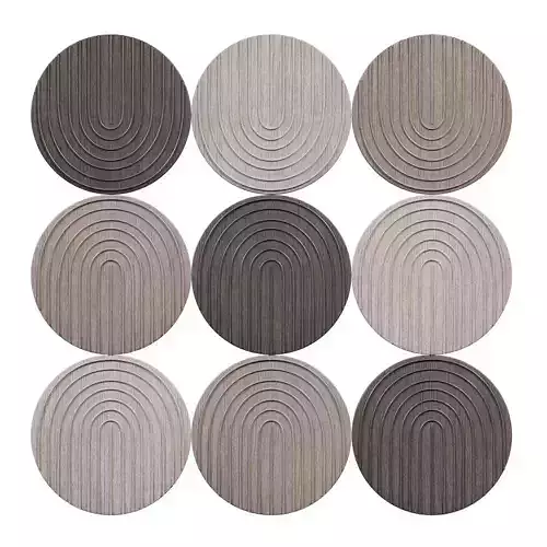 Steelside plates wall decor