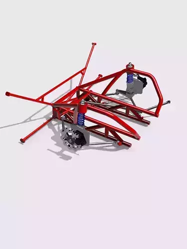 VC Valiant Promod tubular chassis Suspension Brakes Steering 3D print model