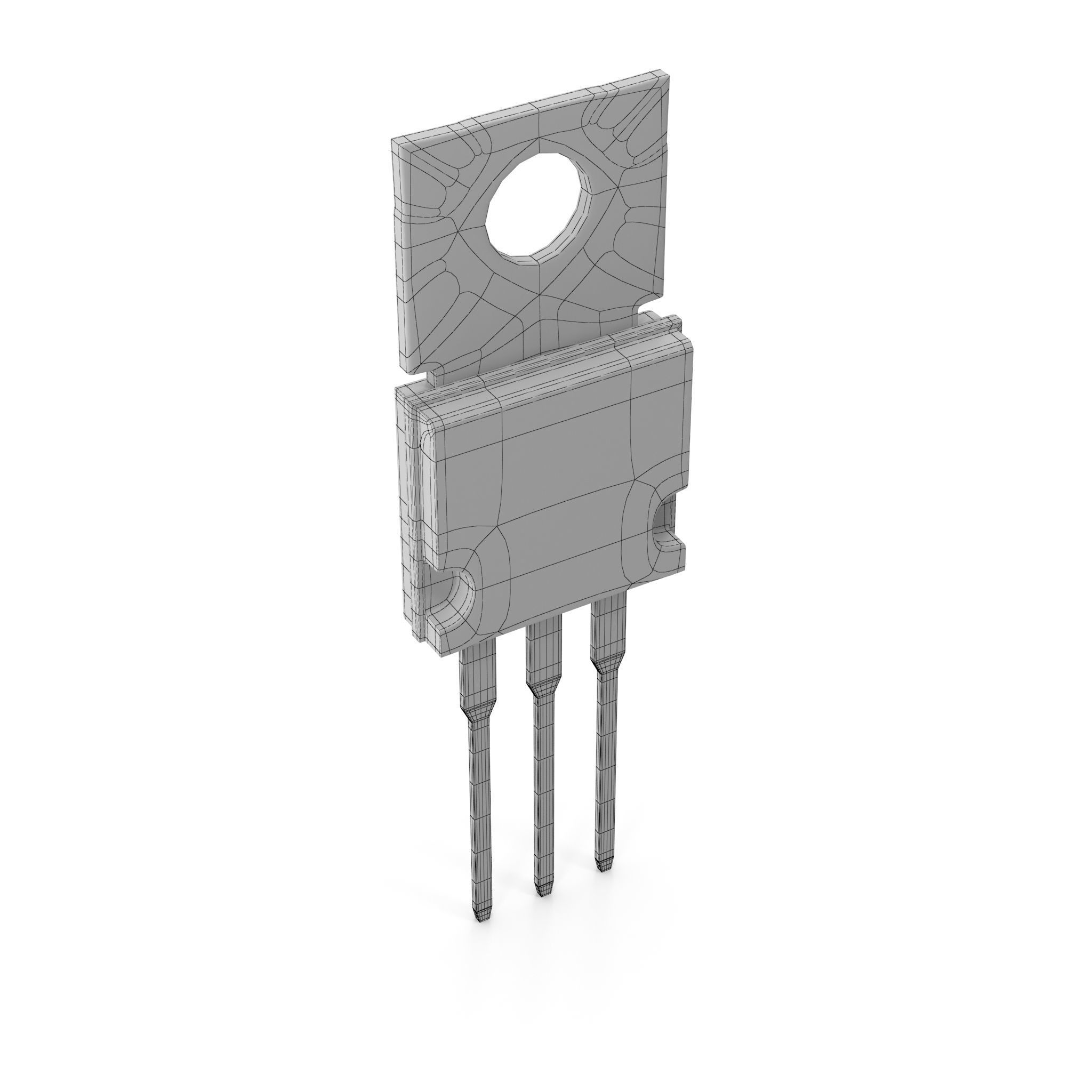 Power Resistor 3D model_3
