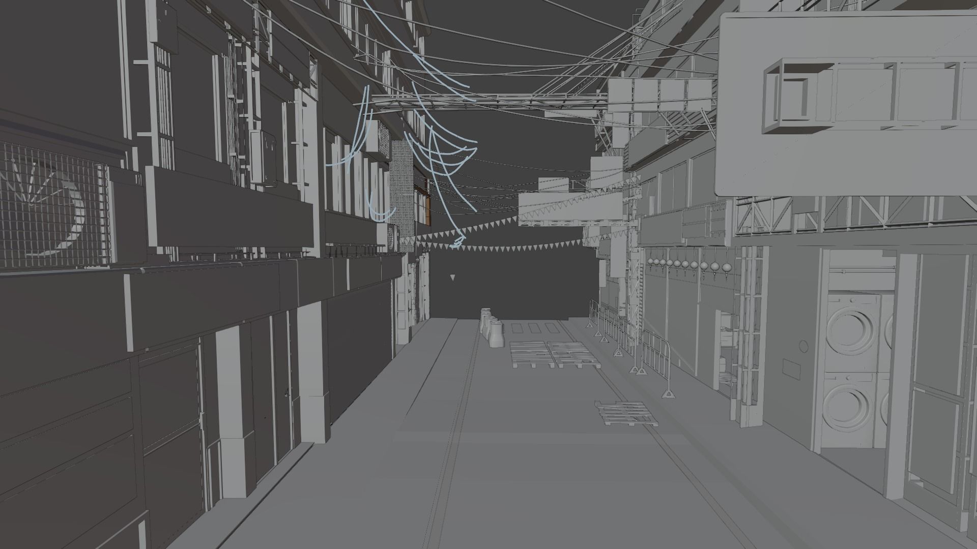Hong Kong Street 3D model_16