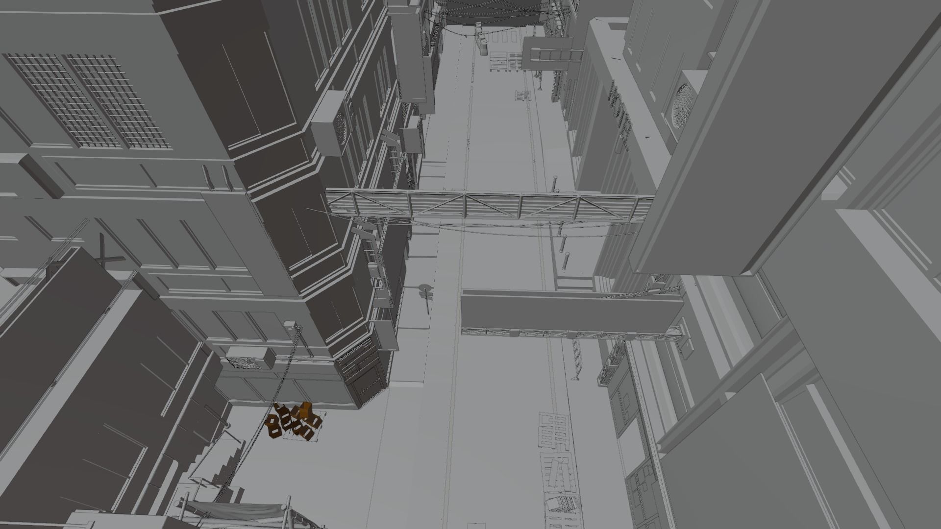 Hong Kong Street 3D model_15