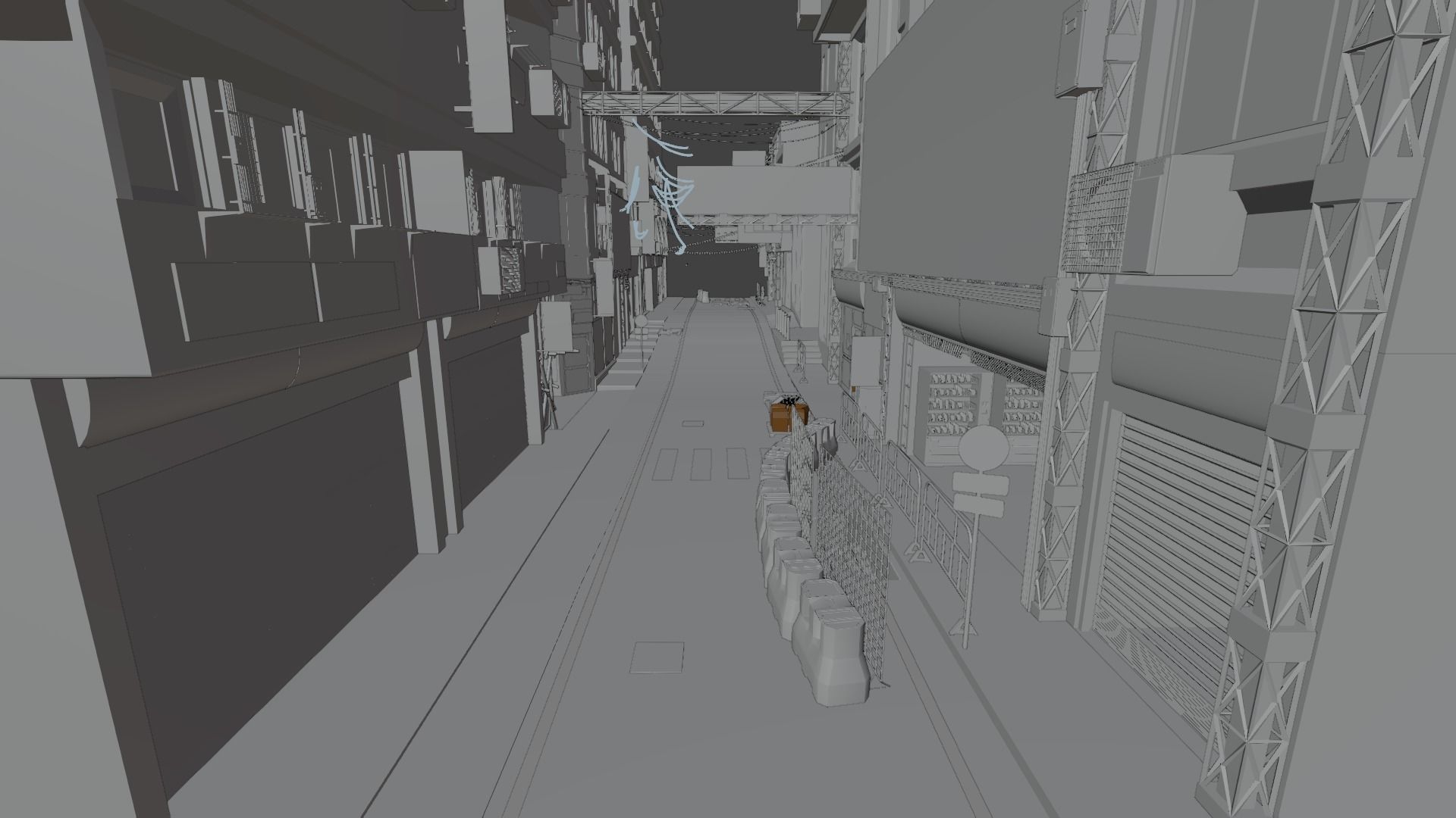 Hong Kong Street 3D model_13