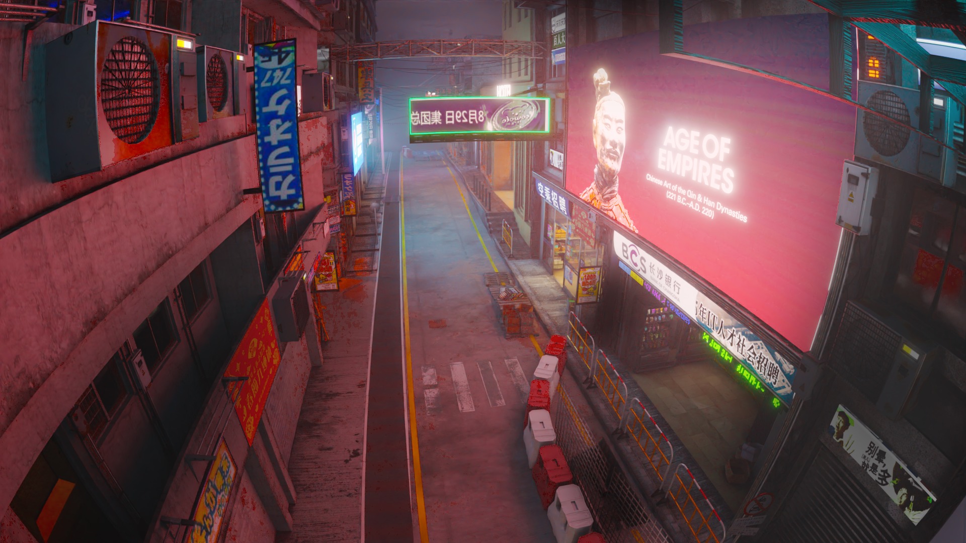 Hong Kong Street 3D model_2
