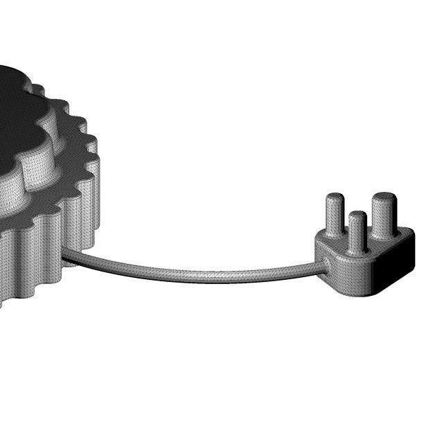 Toddler Extension Cord Toy 3D model_7